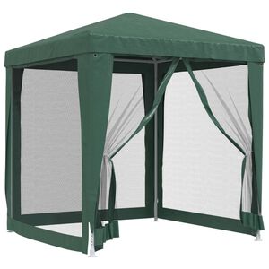 vidaXL peotelk 4 v&otilde;rgust k&uuml;lgseinaga, roheline, 2 x 2 m HDPE