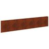 vidaXL Murupiire 20 pcs 100 x 22 cm Teras Rooste