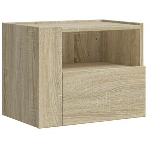 vidaXL seinale kinnitatav &ouml;&ouml;kapp, Sonoma tamm, 45x30x35 cm