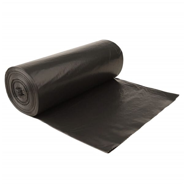 vidaXL prügikotid, 150 tk, must, 240 l