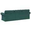 vidaXL Diivan Tume rohelise &Uuml;ldm&otilde;&otilde;tmed: 245 x 82 x 80 cm (L x S x K)