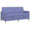 vidaXL Sohva koos hoiuruumiga Jeans sinine 172 x 78 x 87 cm Pol&uuml;ester