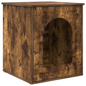 vidaXL Kassi Maja Suitsetatud tamm 53 x 52 x 62 cm Tehispuit