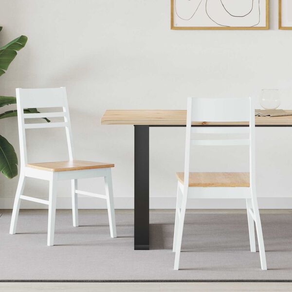 vidaXL S&ouml;&ouml;gitoa Toolid 2 pcs Valge 43 x 54 x 89 cm Paks Kautsukipuit