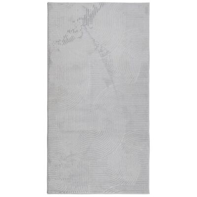 vidaXL vaip "IZA", lühikese narmaga, Skandinaavialik, hall, 80x150 cm