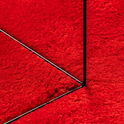 vidaXL vaip "HUARTE", lühikese narmaga, pehme, pestav, punane,60x110cm
