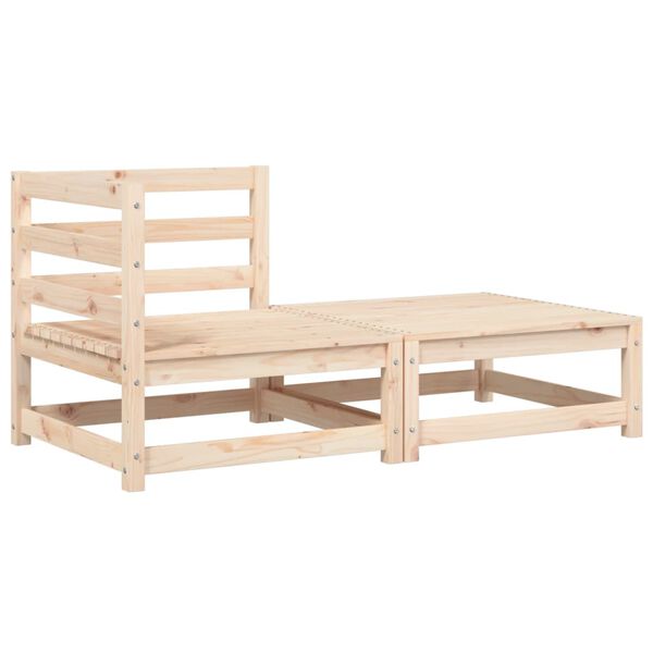 vidaXL aia nurgadiivan koos patjade ja jalapingiga