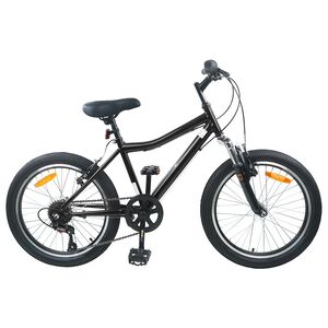 vidaXL Laste Bike 20 Tolli 6-Speed vanuses 6-11 aastat Must