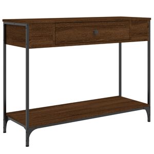 vidaXL konsoollaud, pruun tamm, 100 x 34,5 x 75 cm, tehispuit