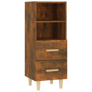vidaXL puhvetkapp, suitsutatud tamm, 34,5 x 34 x 90 cm, tehispuit