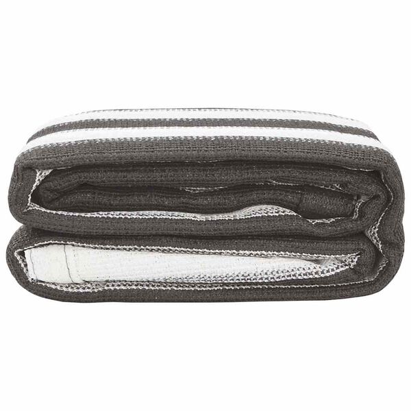 vidaXL telgimatt, 200 x 200 cm, antratsiithall ja valge