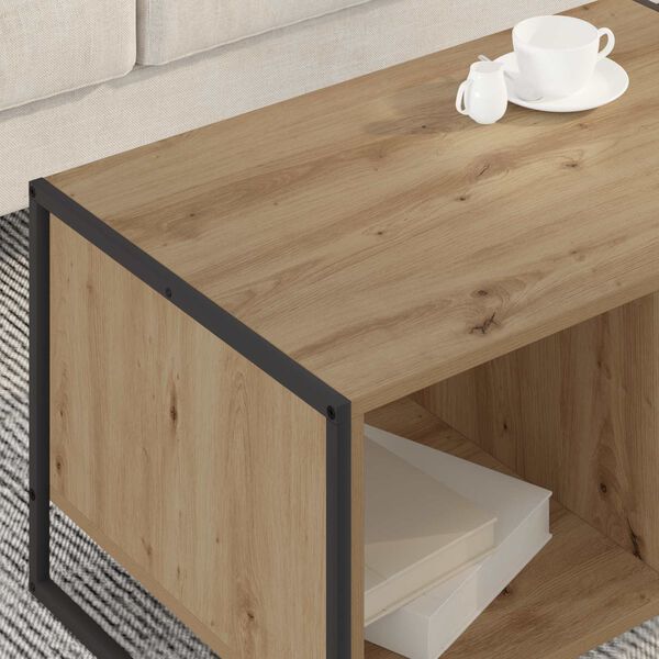 vidaXL Kohvilaud Artisani tamme 80 x 50 x 40 cm Tehispuit