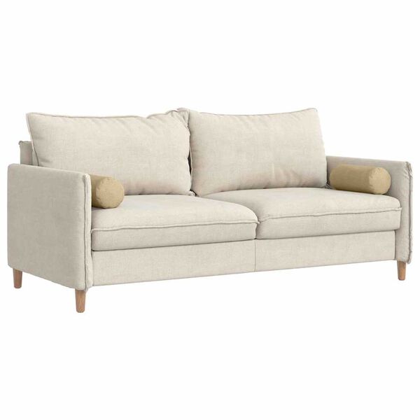 vidaXL Padjad 2 pcs Hall roheline &Oslash; 15 x 40 cm Korter kangas