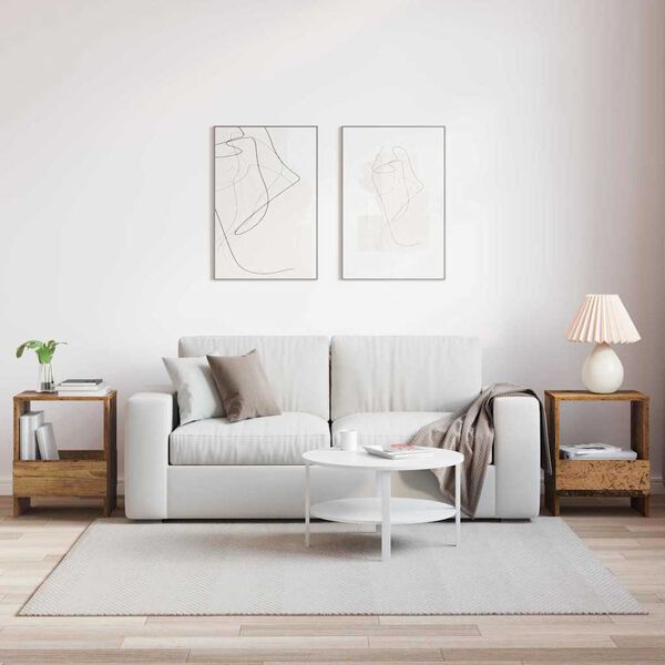 vidaXL Ajakirja riiul 2 pcs Vana puit 35 x 30 x 45 cm