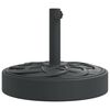 vidaXL p&auml;ikesevarju alus, &Oslash;38 / 48 mm postile, 25 kg, &uuml;mmargune