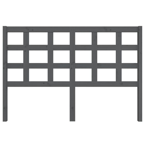 vidaXL voodipeats, hall, 145,5 x 4 x 100 cm, m&auml;nnipuit