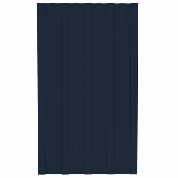 vidaXL Katusepaneel 12 pcs Antratsiit 80 x 45 cm Tsingitud teras