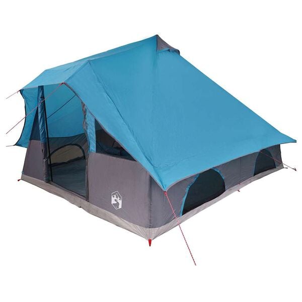vidaXL Tipi telk katusega ladustamisega Sinine 358 x 296 x 258 cm taft