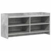 vidaXL Telerikapp 100 x 33 x 47 cm Betoonhall Tehispuit