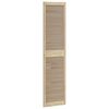 vidaXL Kappi Uks uksega Neutraalne 201 x 2,1 x 49,5 cm Tahke m&auml;nd