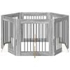 vidaXL Koerav&auml;rav koos aluspuudega 6 pcs Hall Sonoma 80 x 80 cm
