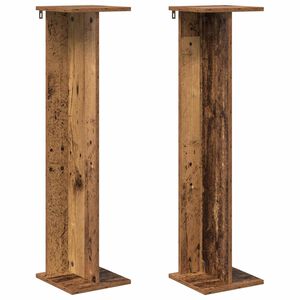 vidaXL Taimede alus Vana puit 25 x 25,5 x 100,5 cm T&ouml;&ouml;deldud puit