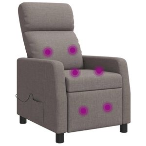 vidaXL Massaažikalletool Pruunikashall kangas