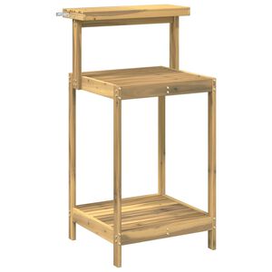 vidaXL V&auml;li Pottimise Pink 56,5 x 48,5 x 107 cm Tugev akatsiapuu Valge