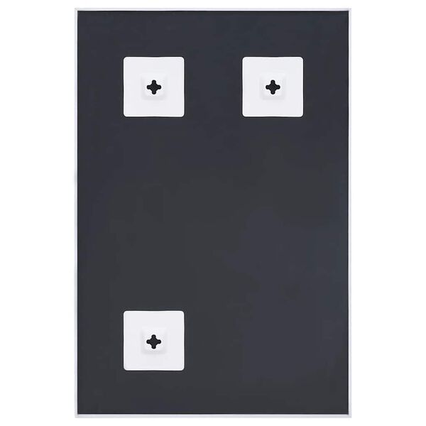 vidaXL peegel, valge, 60 x 40 cm