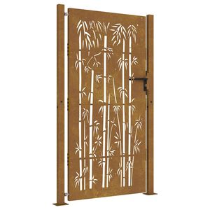 vidaXL aiav&auml;rav 100 x 200 cm corten terasest bambusdisainiga