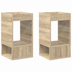 vidaXL Otsalaud 2 tk Sonoma tamm 30 x 30 x 56 cm Tehispuit