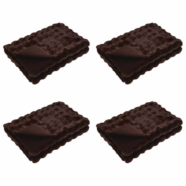 vidaXL Valej&otilde;hvikaristu tekk 4 pcs Kamel 240 x 270 cm Pol&uuml;ester