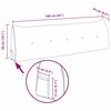 vidaXL Seljatugi padi Pruun 160 x 24 x 50 cm Samet