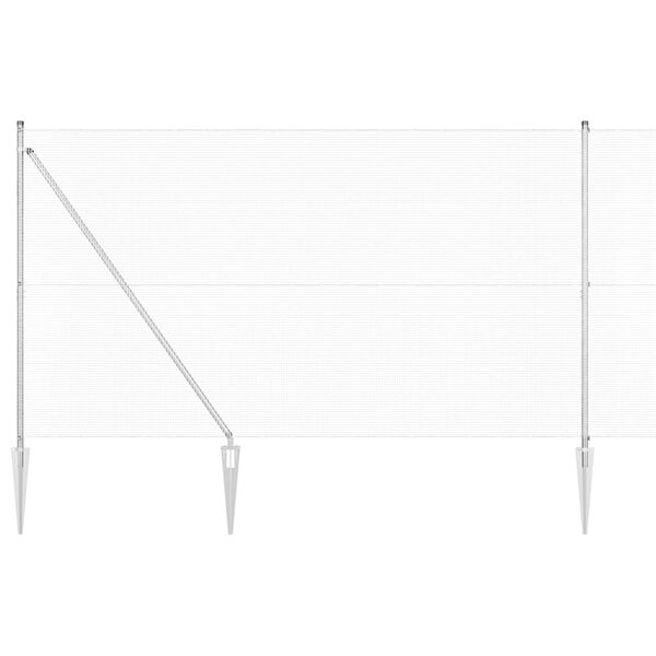 vidaXL Aiapost H&otilde;bedane 10 x 1,5 m (12 x 12 mm kangas) Teras