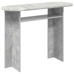 vidaXL Konsoollaud Betoonhall 100 x 39,5 x 75 cm Tehispuit