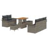 vidaXL Aia Diivanikomplekt padjaga ladustamisega 8 pcs Hall