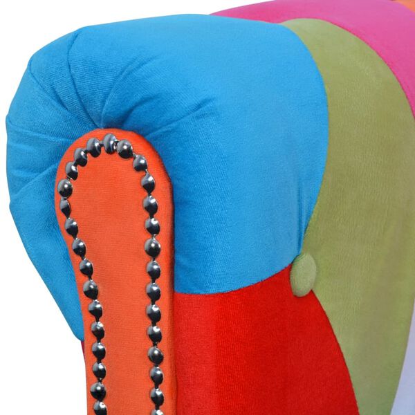 vidaXL Chesterfield 2-kohaline diivan, kangas