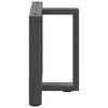 vidaXL kohvilaua jalad T-kujulised 2 tk, antratsiithall, 50 x 25 x (42-43) cm, teras