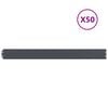 vidaXL muru&auml;&auml;red 50 tk antratsiit 10x103 cm k&uuml;lmvaltsitud teras