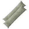vidaXL Diivanipadi 2 tk HEERLEN Roheline 40 x 145 cm &Scaron;en&uuml;&uuml;lfabric