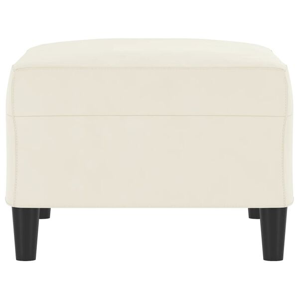 vidaXL jalapink, kreemjas, 70 x 55 x 41 cm, samet