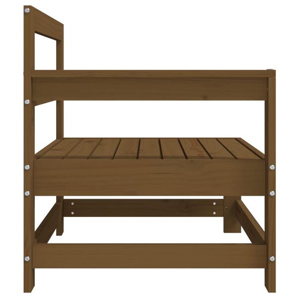 vidaXL nurgadiivan, meepruun, männipuit