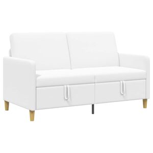 vidaXL Sohva koos hoiuruumiga Valge 152 x 78 x 87 cm Pol&uuml;ester