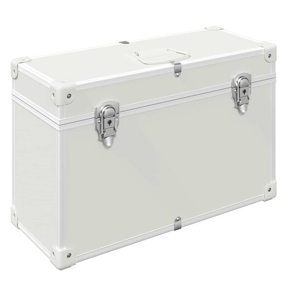 vidaXL Kapi K&auml;epidemed Valge 85 x 45 mm Metall