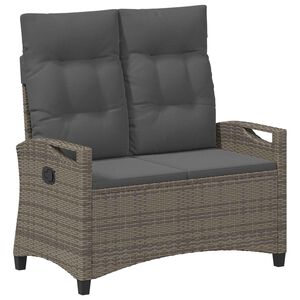 vidaXL Aiapink Hall ja tumehall 105 x 60 x 112 cm Teras ja pol&uuml;ester