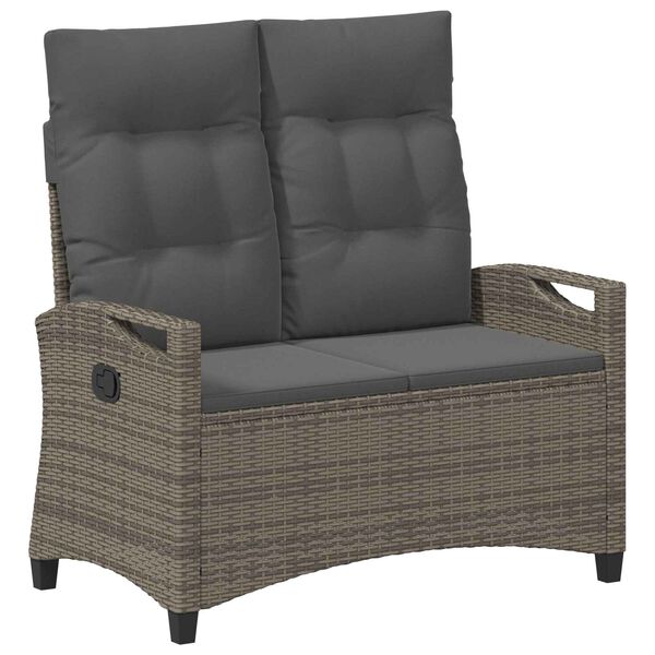 vidaXL Aiapink Hall ja tumehall 105 x 60 x 112 cm Teras ja pol&uuml;ester