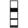 vidaXL raamaturiiul, must, 34x31x112 cm, tehispuit
