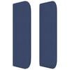 vidaXL voodipeats servadega, sinine, 83x16x78/88 cm, kangas