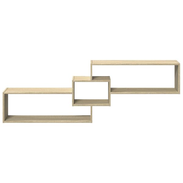 vidaXL seinakapp, 158x18x53 cm, Sonoma tamm, tehispuit