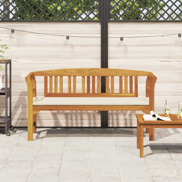 vidaXL Roosipink Looduslik 157 x 46 x 82,5 cm Tugev akatsiapuu